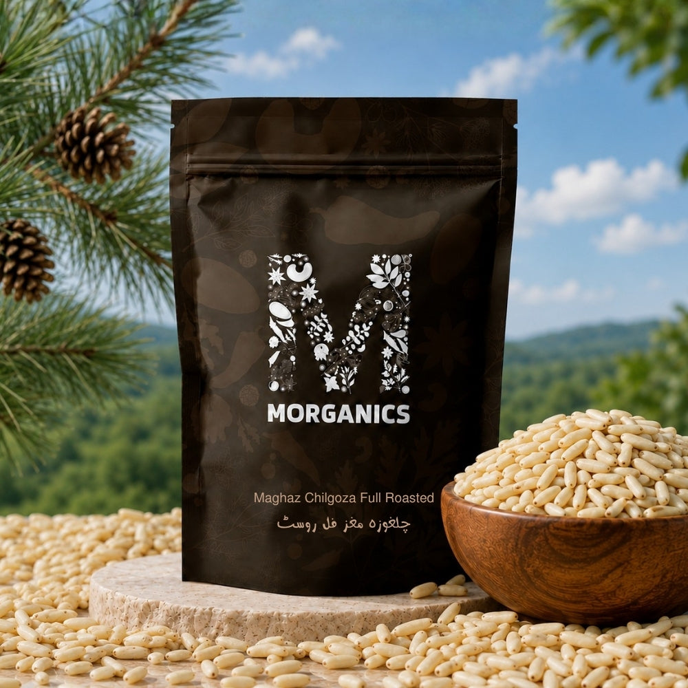 Maghaz Chilgoza Full Roasted – مغز چلغوزہ فل روسٹ
