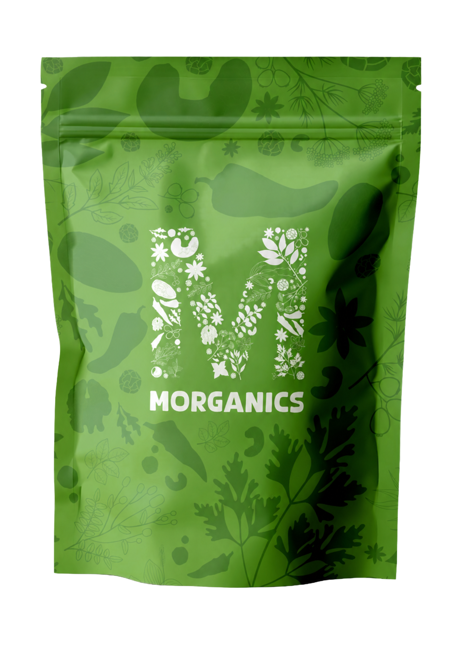 Morganics premium organic pouch